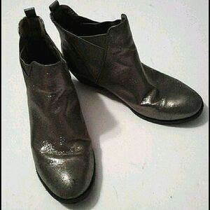 MIA Hawkings Dark Gray Sparking Glitter Girls Ankle Booties 5